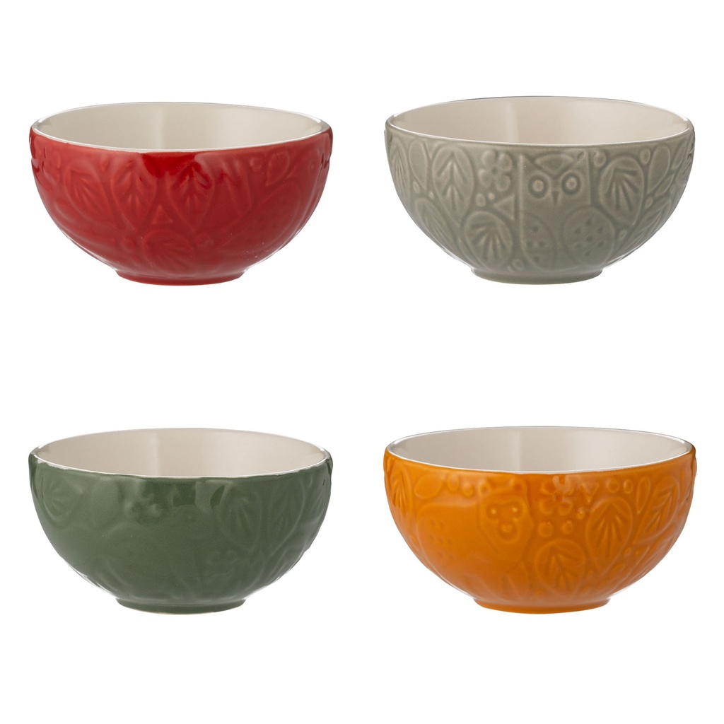 [28345] Mason Cash Forest Set 4 Prep Bowls 10cm