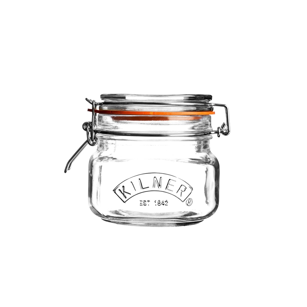[01652] Kilner Square Clip Top Jar 500ml