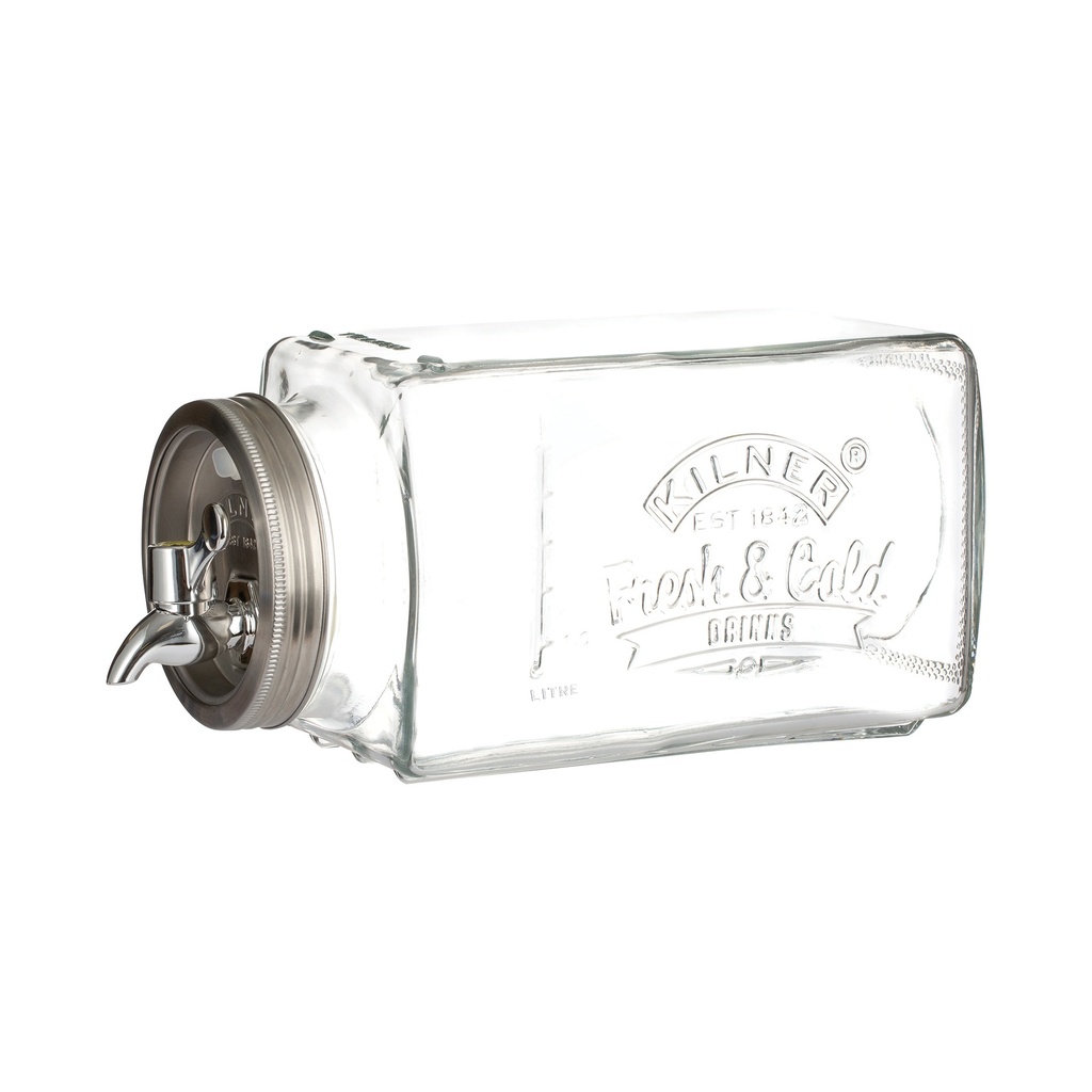 [02237] Kilner Fridge Drinks Dispenser 3 Litre