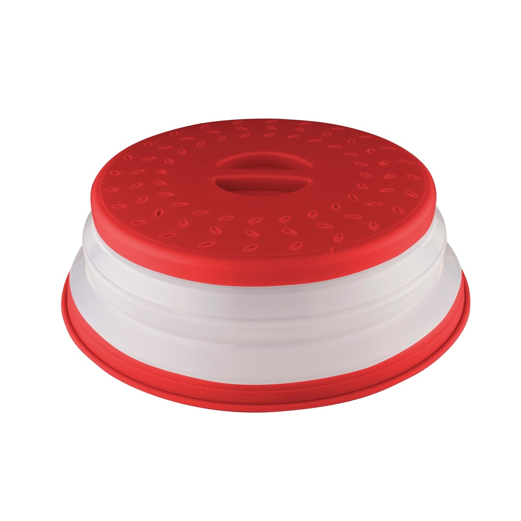[13819] AVANTI Collapsible Microwave Food Cover - Red