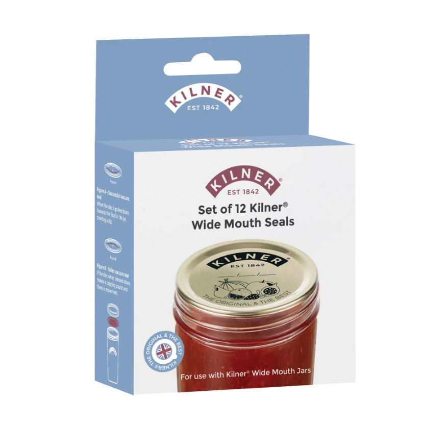 Kilner Wide Mouth Preserve Seals (Pack of 12)