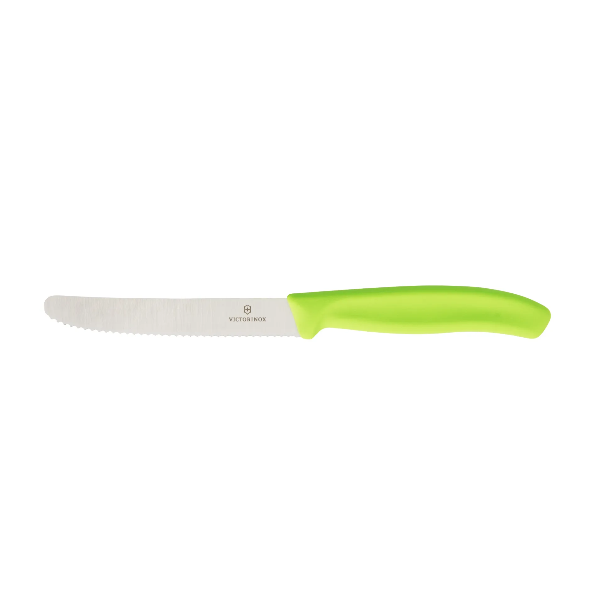 [6.7384.E375] Victorinox Steak & Tomato Knife - 11cm Round Tip (assorted colours)