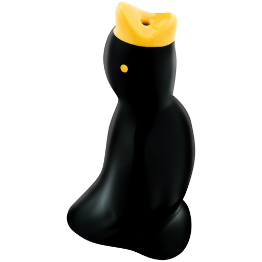 [12656] Avanti Ceramic Black Bird Pie Funnel
