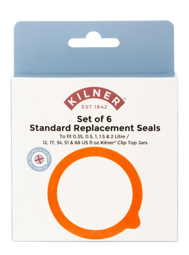 [01645] Kilner Standard Rubber Seals(6 Pack)