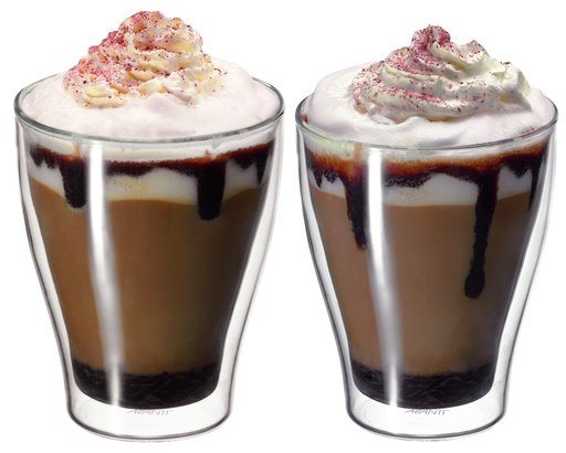 [15490] Avanti Twin Wall Glass Modena 350ml 2 Piece Set