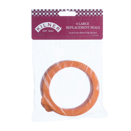 [01647] Kilner Large Rubber Seals (Pack Of 6)3l