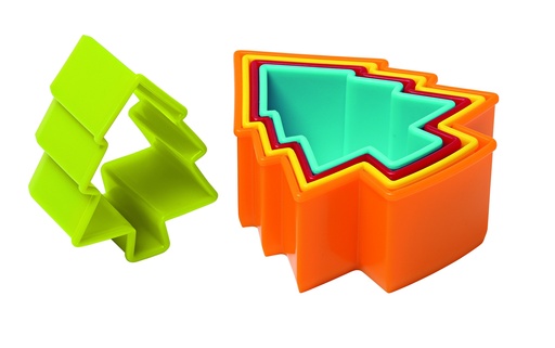 [16514] Avanti Xmas Tree C/Cutters Set of 5