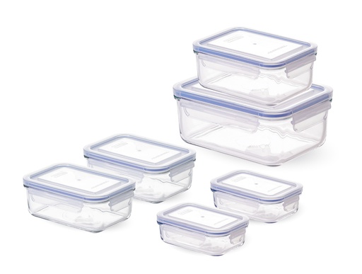[28036] Glasslock 6Piece Set Temp Glass