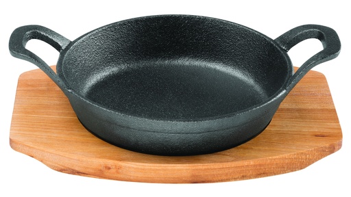 [11872] Pyrolux Pyrocast Round Gratin 17.8cm with Tray