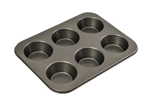 [40018] Bakemaster 6Cups Lrg Muffin Pan 35X26CM